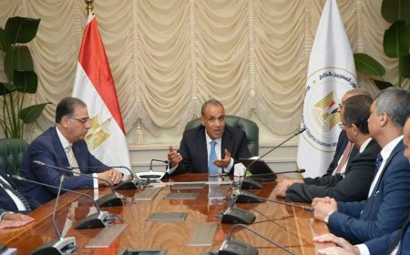 وزير الخارجية والهجرة وشئون المصريين بالخارج يجتمع مع قيادات وأعضاء قطاع الهجرة بالوزارة