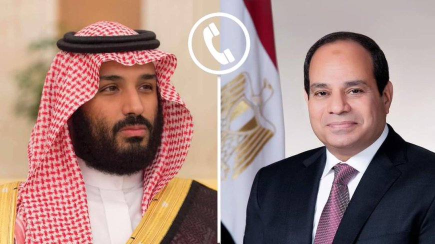 السيسي وبن سلمان يبحثان تعزيز التعاون العربي ويدعوان لوقف فوري لإطلاق النار في غزة