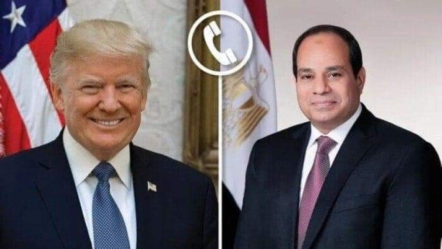 السيسي يهنئ ترامب بفوزه ويؤكد تطلع مصر لاستمرار التعاون الاستراتيجي