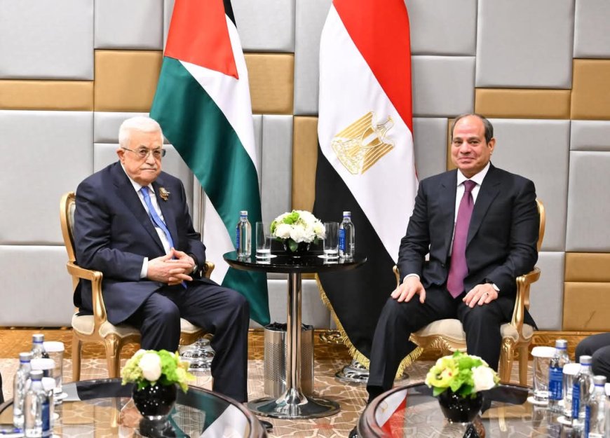 السيسي وعباس يبحثان في موسكو سبل دعم القضية الفلسطينية ووقف إطلاق النار في غزة