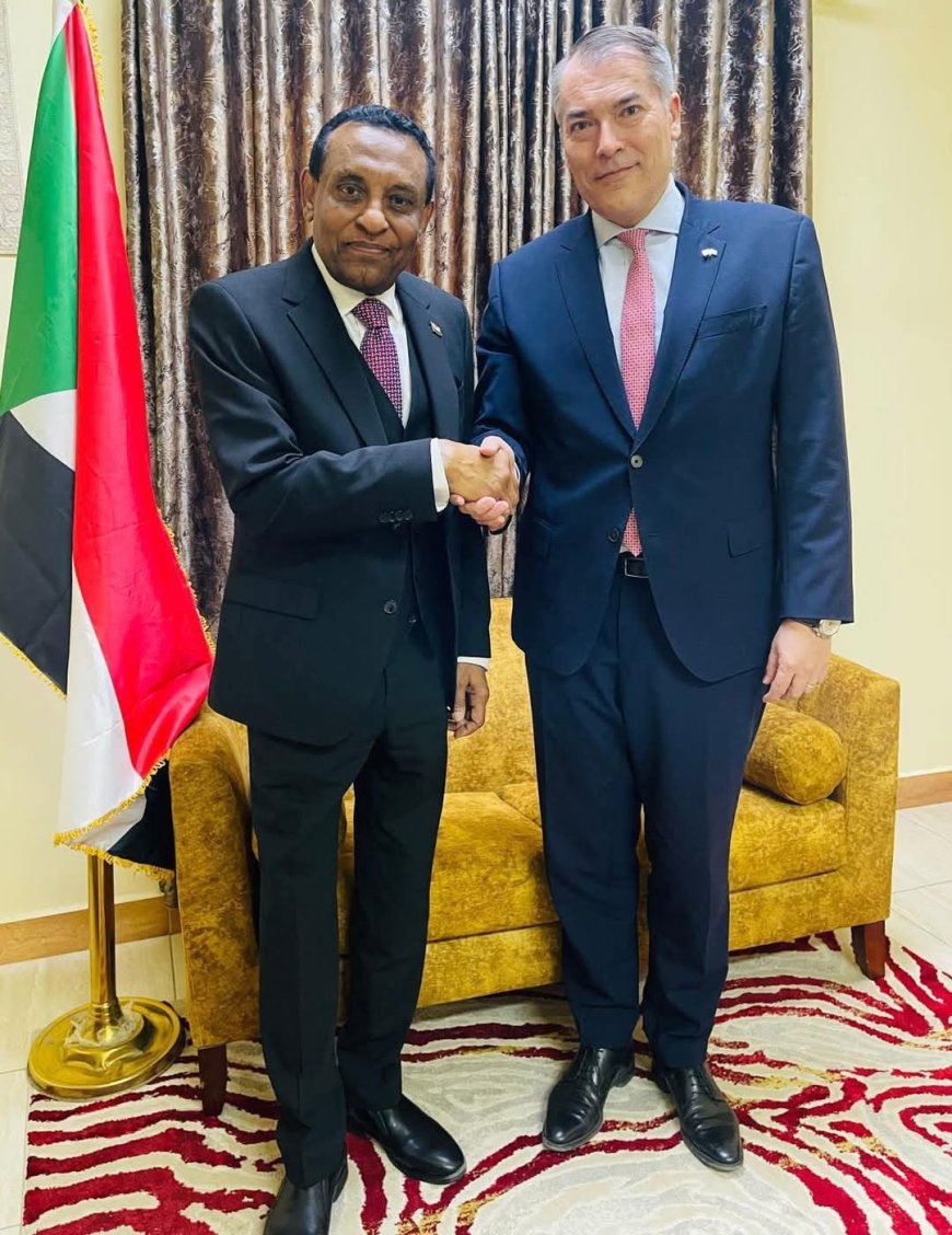 رئيس الوزراء السوداني كامل إدريس يلتقي المبعوث السويسري الخاص لمنطقة القرن الأفريقي في أولى مهامه الرسمية
