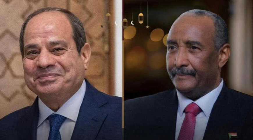 السيسي يهنئ البرهان بعيد الأضحى المبارك