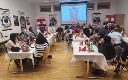 بالصور الاتحاد العام للمصريين بالنمسا يستضيف وفد مؤسسة رسالة السلام  في ندوة الوعي والسلام وبناء الاوطان