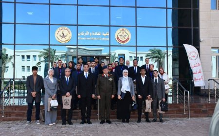 تعزيزاً للوعي الاستراتيجي.. وفد أكاديمية السادات يزور الأكاديمية العسكرية للدراسات العليا