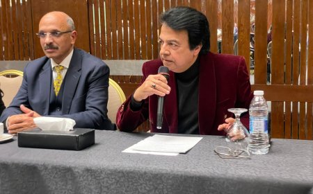 د حسن حماد خلال ندوة رسالة السلام : السلام في العالم لا تصنعه إلا القوة