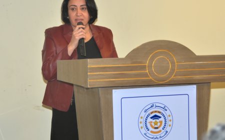 الدكتورة ليلى موسى خلال حفل إفطار المكتبة الرقمية للشرفاء الحمادي : المنطقة تواجه تحديات جسيمة 