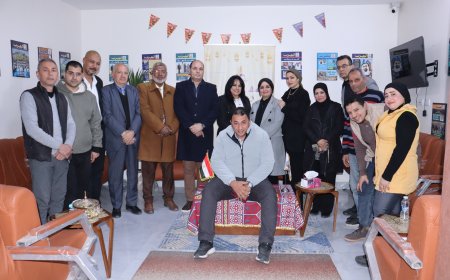 شاهد بالصور السهرة الرمضانيه بالمكتبة الرقمية للشرفاء الحمادي حول التماسك المجتمعي في رمضان