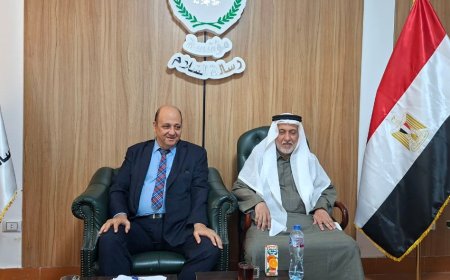 محمد سويدات مدير مكتب مؤسسة رسالة السلام بالسعودية يزور مقر المؤسسة بالقاهرة