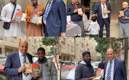 طلاب من أذربيجان والكونغو  وأوزبكستان الدارسين بالأزهر يشيدون بكتابَي “الطلاق يهدد أمن المجتمع” و“ومضات على الطريق” للمفكر على الشرفاء