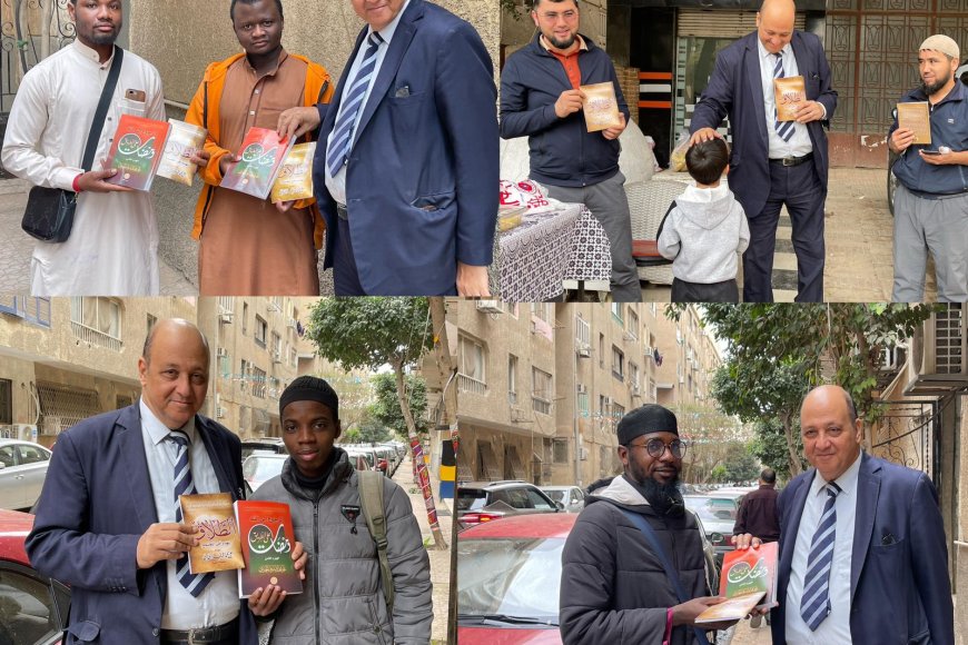 طلاب من أذربيجان والكونغو  وأوزبكستان الدارسين بالأزهر يشيدون بكتابَي “الطلاق يهدد أمن المجتمع” و“ومضات على الطريق” للمفكر على الشرفاء