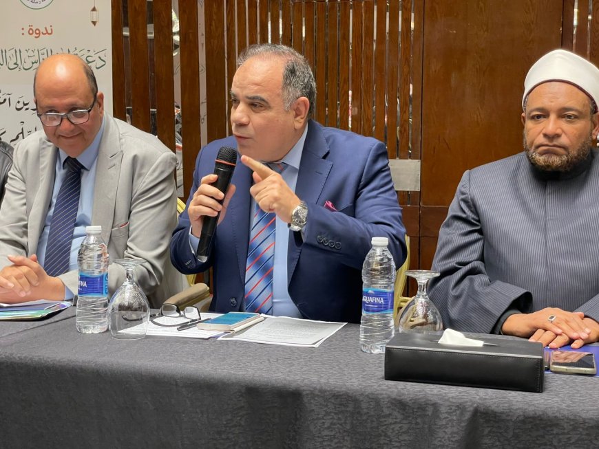 علي الشرفاء يطلق نداء من القاهرة : السلام ليس شعار .. بل منهج إلهي لإنقاذ البشرية  | صور