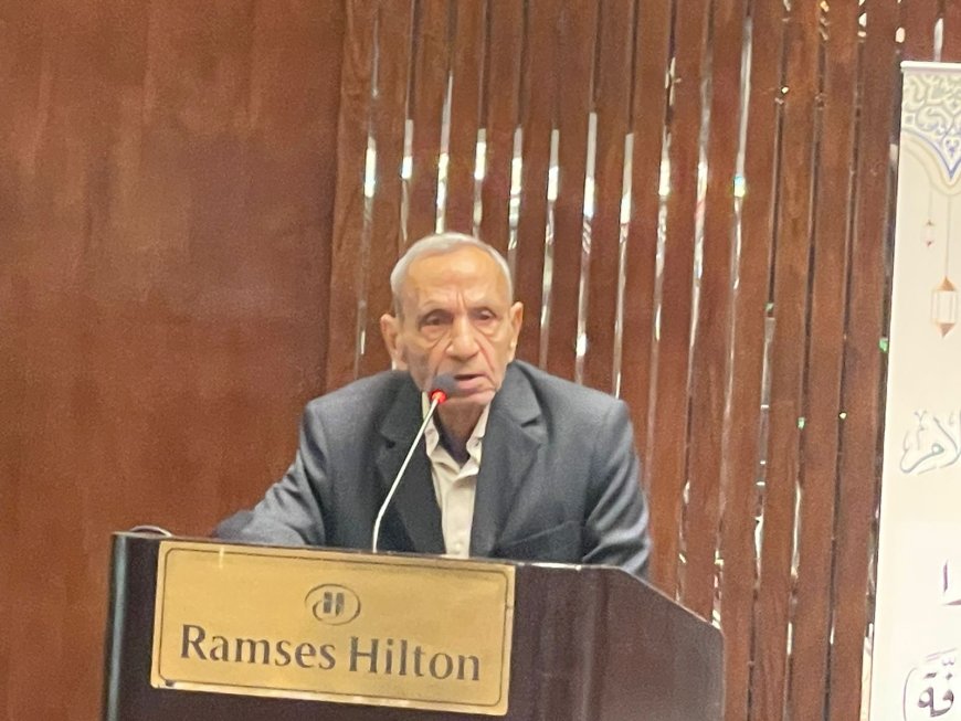 أحمد شعبان خلال ندوة رسالة السلام : الفرقة تهدد الأمة والقرآن طوق نجاة للسلام والمودة | صور