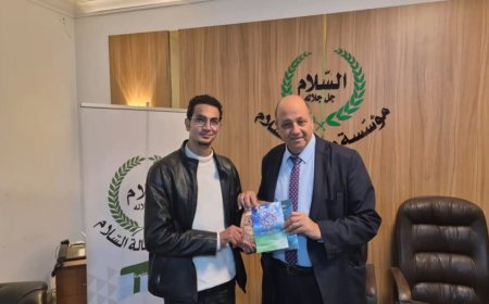 صانع المحتوى الشهير محمد وجيه يزور مؤسسة رسالة السلام ويلتقي مجلس الإدارة بالقاهرة