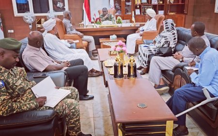 والي سنار يطلع على مشروعات إتحاد عمال الولاية