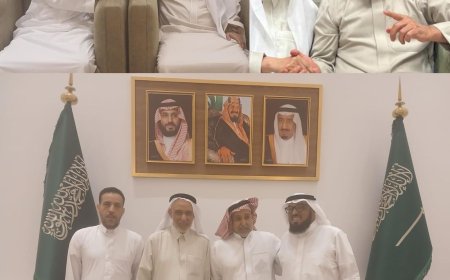 مدير مكتب مؤسسة رسالة السلام بالسعودية  يلتقى مع  كُتّاب ومثقفين وشعراء سعوديين لشرح  دور وأهداف المؤسسة