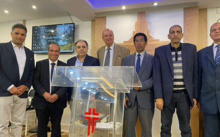 رسالة السلام تعزز التعايش في احتفالية الكنيسة المعمدانية.. أصوات الترانيم تعانق حب الوطن | صور