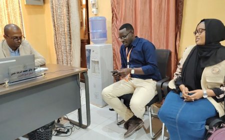 مفوض العون الإنساني بالشمالية يلتقي عددا من المنظمات