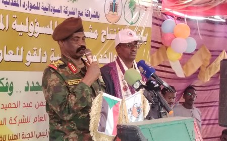 والي الشمالية يفتتح مشروعات المسؤولية المجتمعية بدلقو