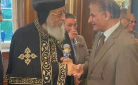 مؤسسة "رسالة السلام العالمية" تُكرم البابا تواضروس الثاني في فيينا بلفتة تقديرية من المفكر علي الشرفاء الحمادي