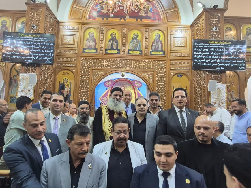 بالصور والفيديو كنيسة مار جرجس بالمطرية تستقبل وفد رسالة السلام.. دعوة للوحدة والتعايش المشترك