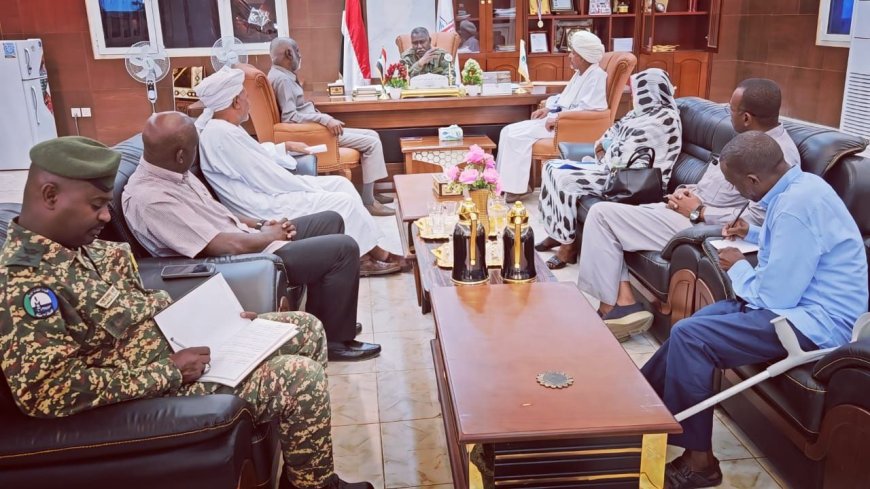 والي سنار يطلع على مشروعات إتحاد عمال الولاية