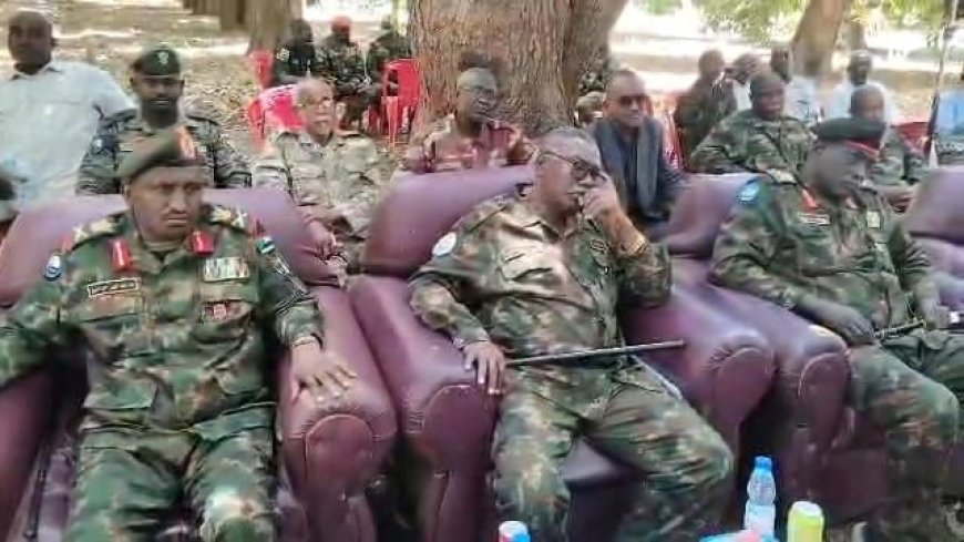 والي سنار يخاطب اجتماع الجمعية العمومية لمؤسسة قدامى المحاربين فرع الولاية