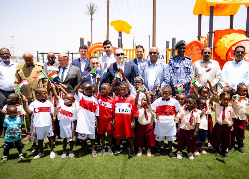 بالصور.. افتتاح ملعب الصداقة السودانية التركية للأطفال ببورتسودان