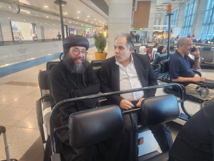 حوار يعزز قيم المحبة والتعايش .. بين مؤسسة " رسالة السلام " ووكيل البابا تواضروس | صور