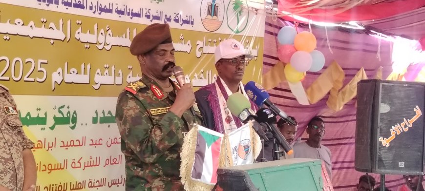 والي الشمالية يفتتح مشروعات المسؤولية المجتمعية بدلقو