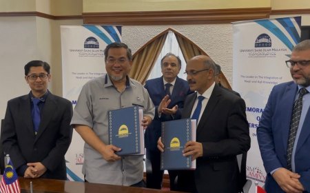 رسميًا.. اتفاقية تعاون مشترك بين مؤسسة رسالة السلام وجامعة العلوم الإسلامية الماليزية | صور