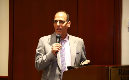 أسامة إبراهيم خلال ندوة رسالة السلام : مشروع علي الشرفاء الفكري يضع الأسرة والإنسان في صدارة الإصلاح المجتمعي