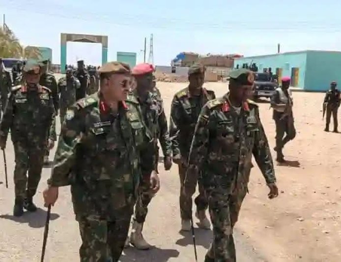 قائد الفرقة 19 مشاة يتفقد جاهزية القوات في قطاع الدبة العملياتي