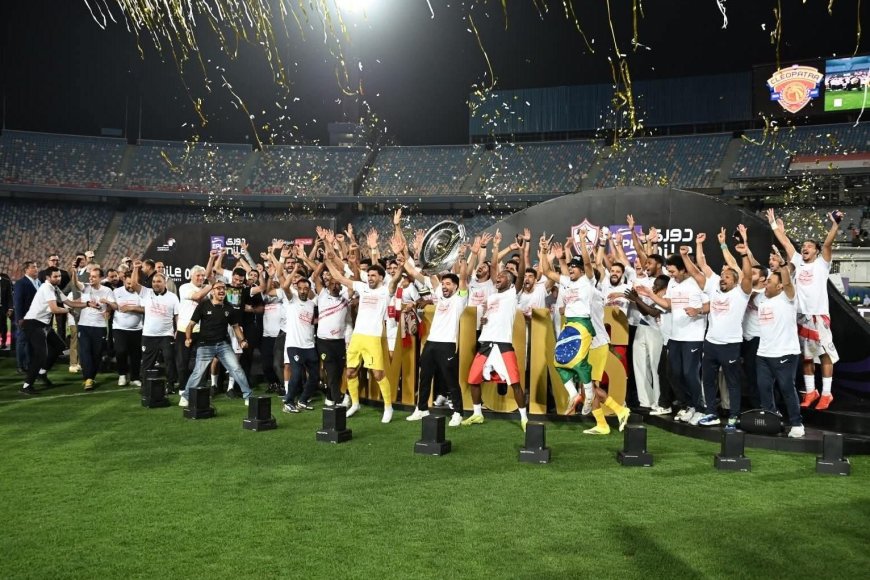 الزمالك بطلا للدورى بعد الفوز على سيراميكا في موسم 2025 - 2026 | صور