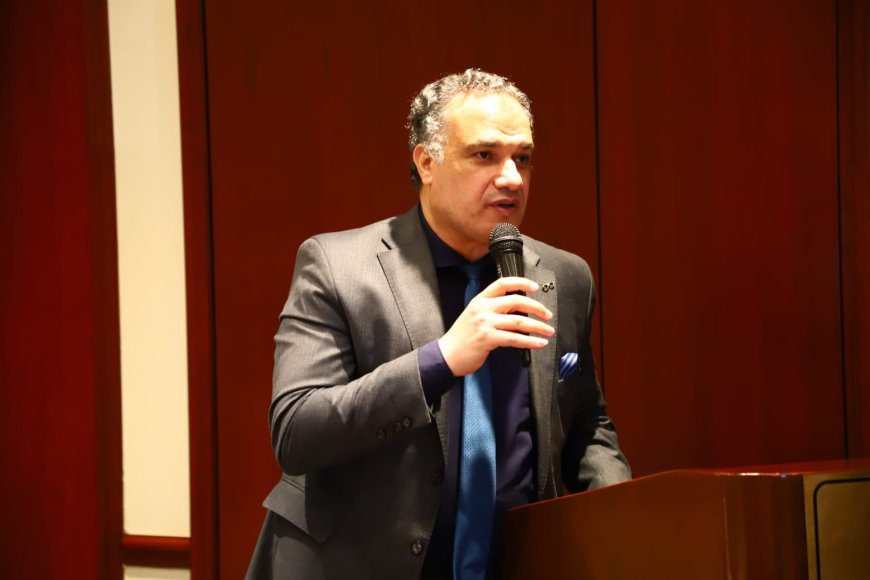 هشام النجار خلال ندوة رسالة السلام :  - العودة إلى القرآن وبناء قانون عادل هو الحل لإنقاذ الاسرة .. ومشروع علي الشرفاء نقطة البداية