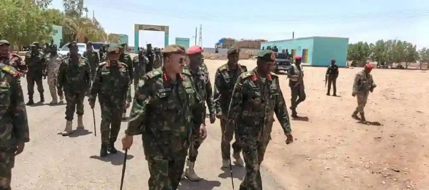 قائد الفرقة 19 مشاة يتفقد جاهزية القوات في قطاع الدبة العملياتي
