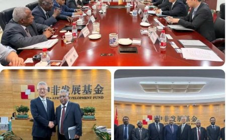 مباحثات بين البنك الزراعي السوداني وصندوق التنمية الصيني الأفريقي لتعزيز التعاون