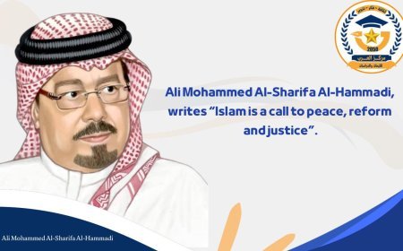 Ali Mohammed Al-Sharifa Al-Hammadi writes “Islam is a call to peace, reform, and justice”.