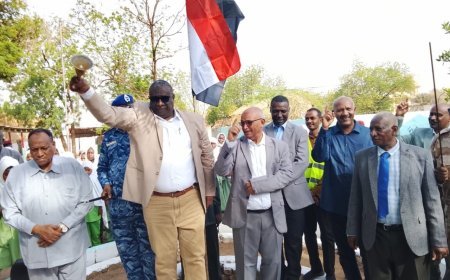 والي الجزيرة بالإنابة يقرع الجرس لبداية العام الدراسي التعويضي