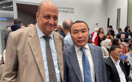 خلال لقاء مع سفير كازاخستان: رئيس مجلس أمناء مؤسسة رسالة السلام بالقاهرة يؤكد استمرار التعاون مع سفارة كازاخستان بالقاهرة