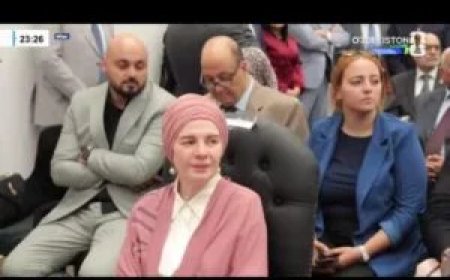 بالصور التليفزيون الرسمى فى اوزبكستان يبرز مشاركة وفد مؤسسة رسالة السلام العالمية فى فعالية تقديم مركز الحضارة الإسلامية بأوزبكستان