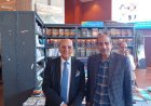 الكاتب الكبير  محمد سلماوي يزور جناح مؤسسة رسالة السلام العالمية في معرض مكتبة الإسكندرية الدولى للكتاب