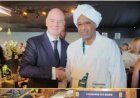 رئيس الفيفا يشيد بعودة النشاط الكروي و يتعهّـد بدعم الاتحاد السوداني لكرة القدم