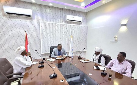 العضو المنتدب لزادنا ووزير الزراعة بنهر النيل يبحثان التحديات التي تواجه المشاريع الزراعية بالولاية