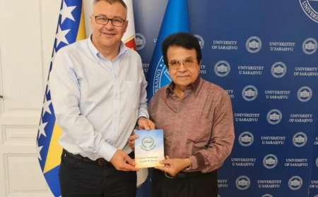نائب رئيس جامعة سراييفو الحكومية يشيد بمؤلفات المفكر على الشرفاء ويرحب بالتعاون مع مؤسسة رسالة السلام العالمية لنشر ثقافة السلام والحوار