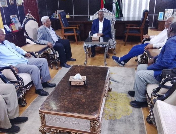 والي الجزيرة يلتقي وفد الهيئة السودانية للبث الإذاعي والتلفزيوني