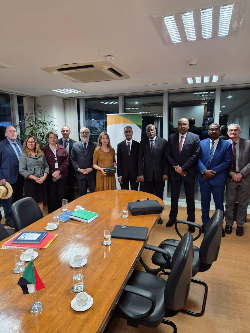 تعاون سوداني برازيلي في الزراعة والبحث العلمي ودعم صغار المزارعين