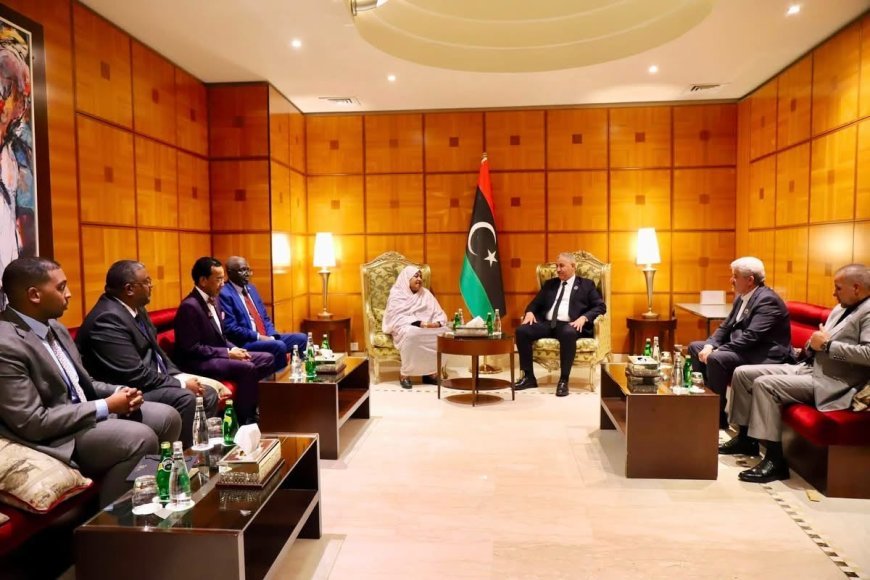 وزيرة الصناعة والتجارة السودانية  تلتقي نظيرها الليبي في طرابلس