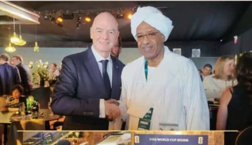 رئيس الفيفا يشيد بعودة النشاط الكروي و يتعهّـد بدعم الاتحاد السوداني لكرة القدم