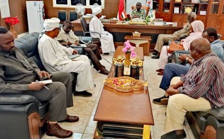 والي سنار يطلع على ترتيبات سلة (الخريف) للعاملين بالولاية