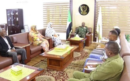 والي الشمالية يستقبل وفد وحدة مكافحة العنف ضد المرأة والطفل
